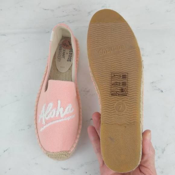 *LAST 1* Soludos Espadrille Platform Smoking Flats - Picture 6 of 7